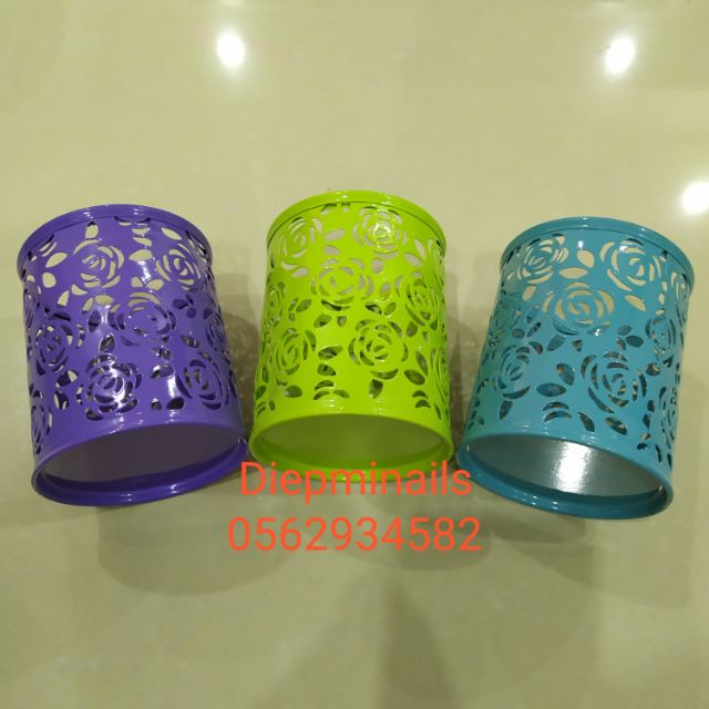 Hộp đựng dụng cụ làm nail tiện lợi chất liệu sắt phun sơn tĩnh điện xú