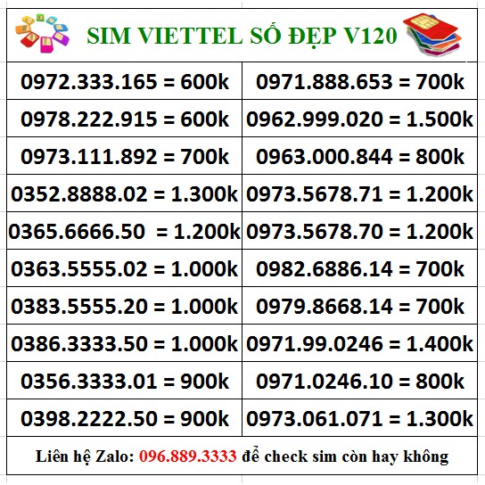 sim số đẹp viettel tam hoa, tứ quý, sảnh tiến ở giữa có gói v120 (8)