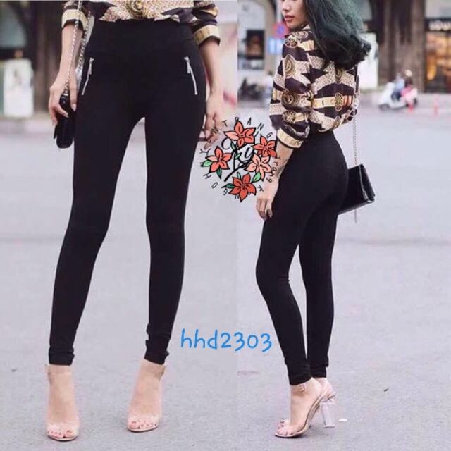 Legging cao cấp, chất umi Hàn khóa sườn tạo dáng chân thon LG1