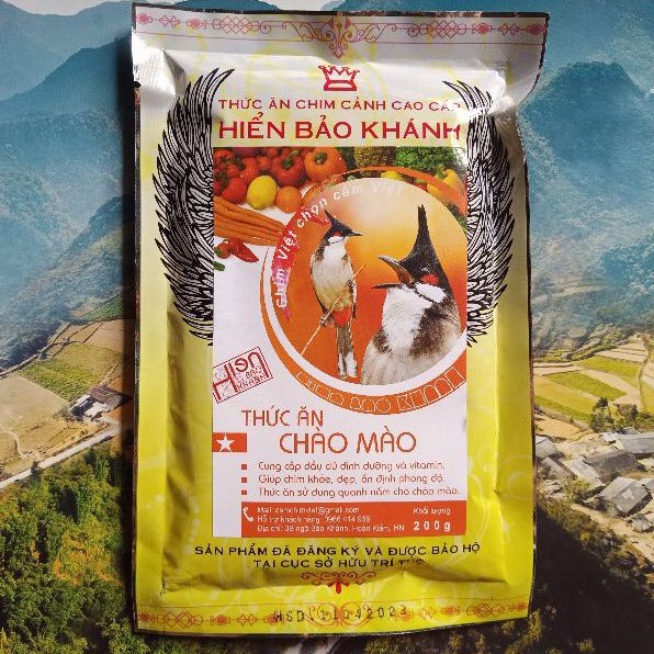 Cám chim chào mào sao Hiển Bảo Khánh dưỡng, hót _ 200g