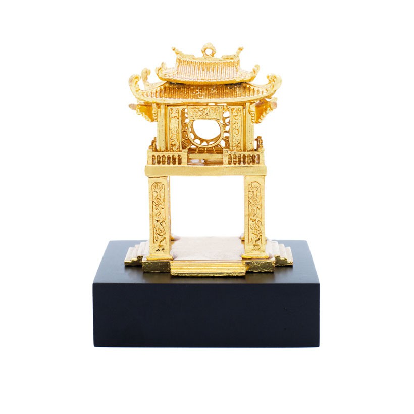 Mô hình Khuê Văn Các mạ vàng, quà tặng lưu niệm Hà Nội size bé – KVC01