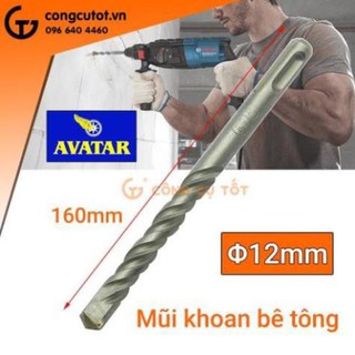 Mũi khoan bê tông avatar các cỡ 6,8,10,12,14,16