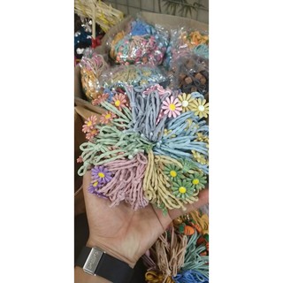 Dây thun buộc tóc hoa cúc,dây thun buộc tóc,dây buộc tóc