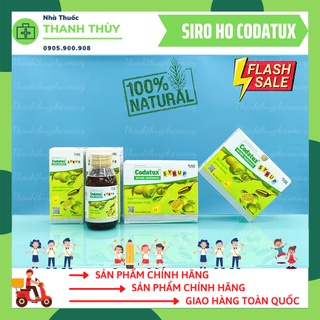 Codatux sirup hỗ trợ giảm ho, giảm đau họng, giúp long đàm