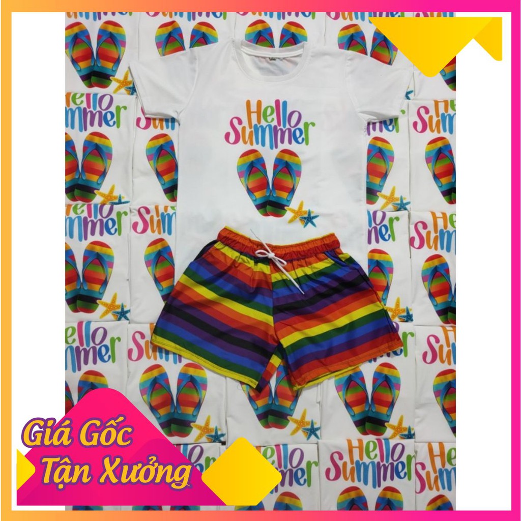 Áo thun gia đinh Thanh Nga full size mẫu đôi dép