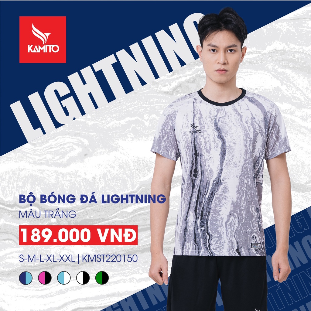 BỘ THỂ THAO KAMITO 2022 LIGHNING KMST220- GỒM 5 MÀU SẮC NỔI BẬT