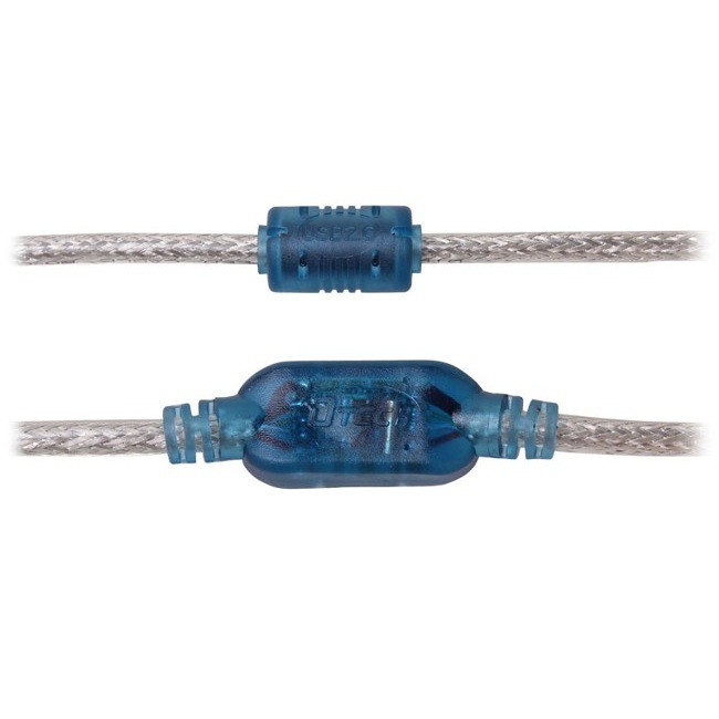 Cáp USB to USB 2.0 dài 10m 2 đầu dương có bọc chống nhiễu DTECH DT-5026C