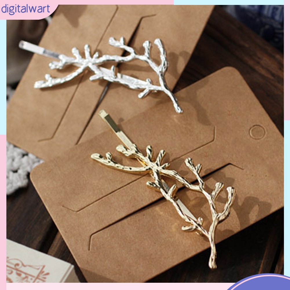 Kẹp tóc kim loại hình sừng nai/ nhánh cây đáng yêu độc đáo cho nữ