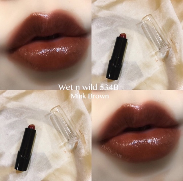 Son Wet n Wild Silk Finish Lipstick màu Mink Brown (đỏ nâu) | BigBuy360 - bigbuy360.vn