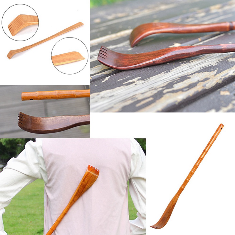 Dụng cụ gãi lưng bằng gỗ cầm tay