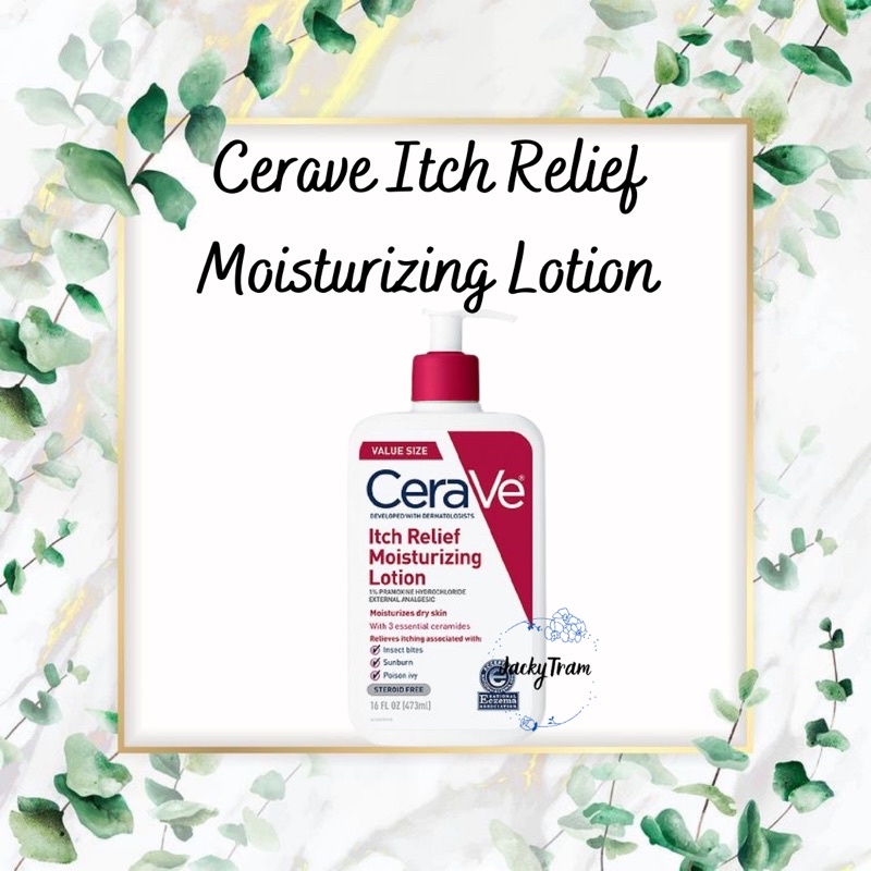 Dưỡng thể làm dịu ngứa da Cerave Itch Relief Moisturizing Lotion