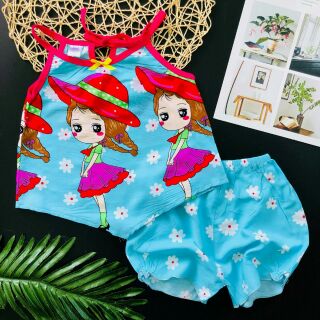 Bộ lanh yếm cho bé