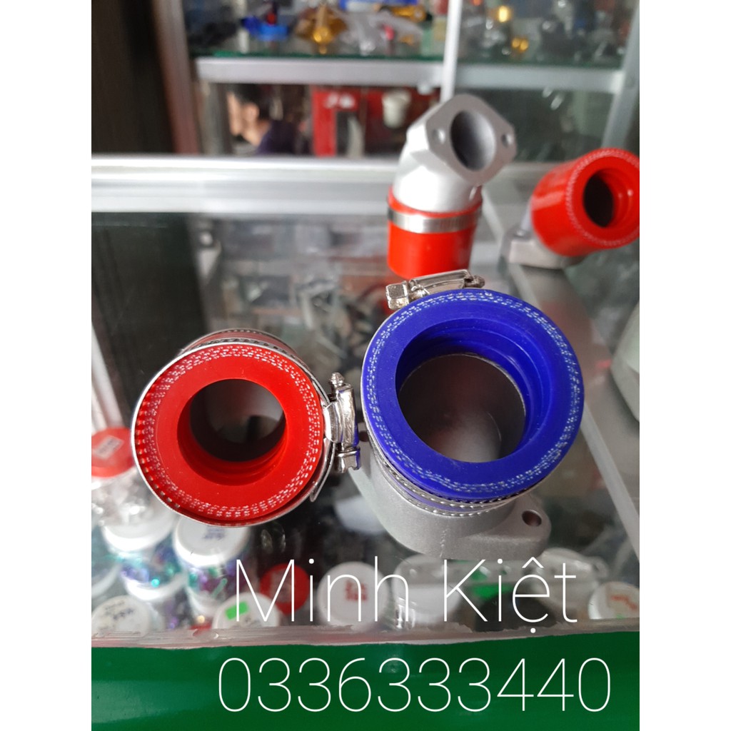 CO XĂNG NHÔM VÀ KHÚC NỐI CAO SU GẮN BÌNH XĂNG ĐỘ
