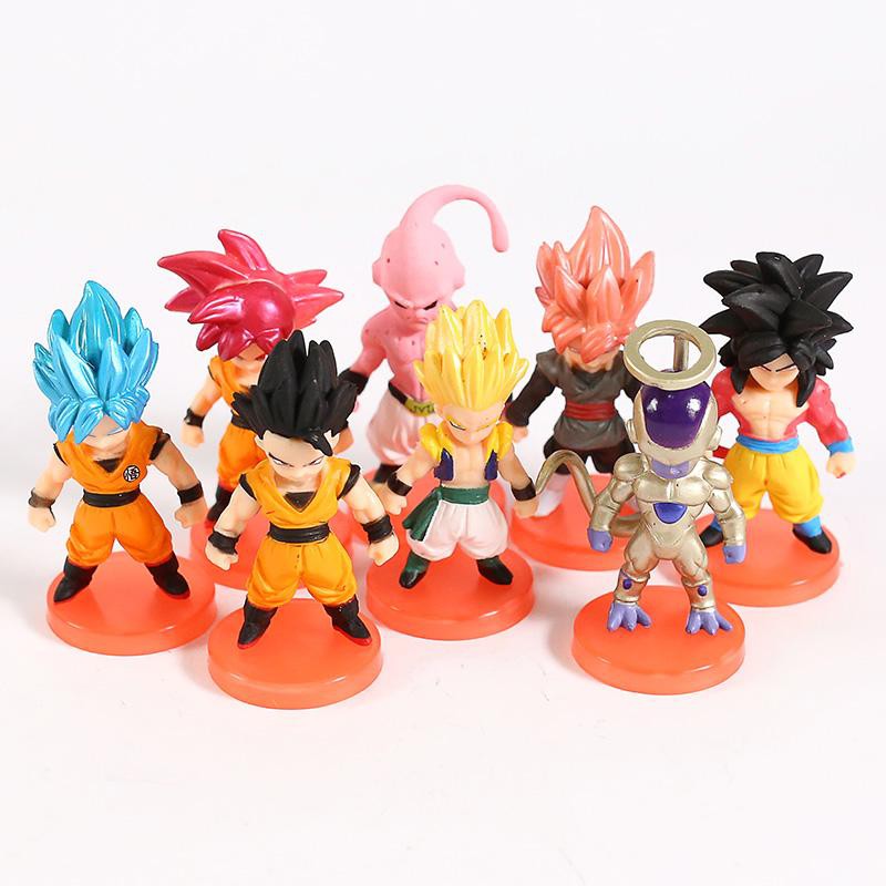 Mô Hình 08 Dragon Ball Chibi Dễ Thương - Có Giá Đỡ