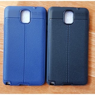 Ốp Lưng Samsung Note 3 Dẻo Giả Da Vân Bóng Cao Cấp