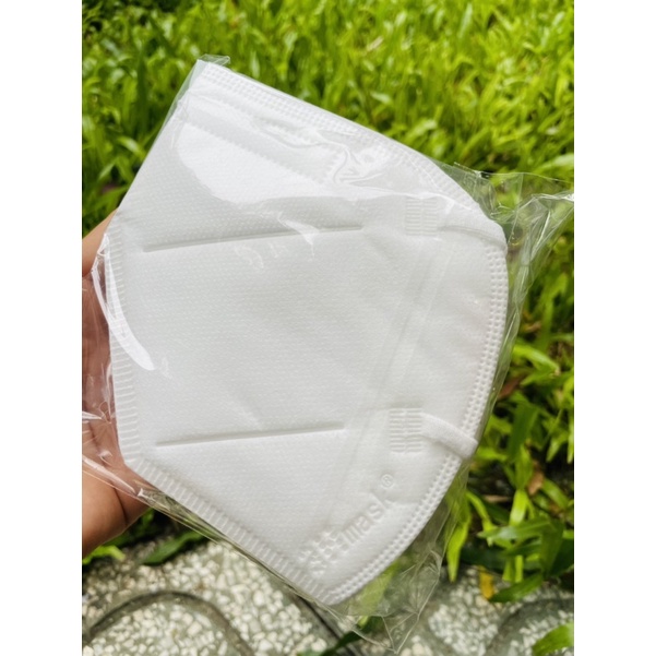 Khẩu trang 5 lớp Vĩnh Tiến 3H Mask KN95 (1 hộp 10 cái)|ôm kín mặt|Không lem son|Dễ hít thở|kháng khuẩn, 3Hmask