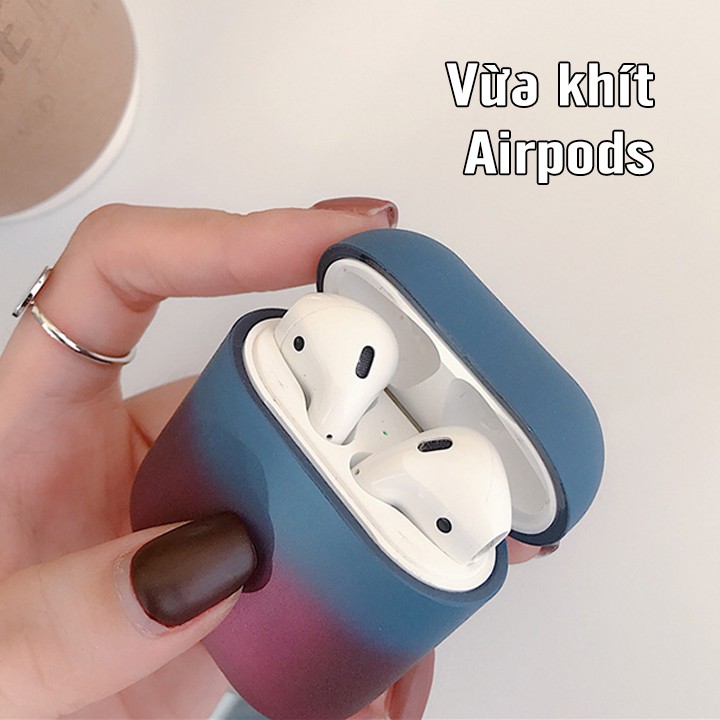 Vỏ PC cho tai nghe Airpods 1 / 2, Airpods Pro nắp rời 2 màu Gradient