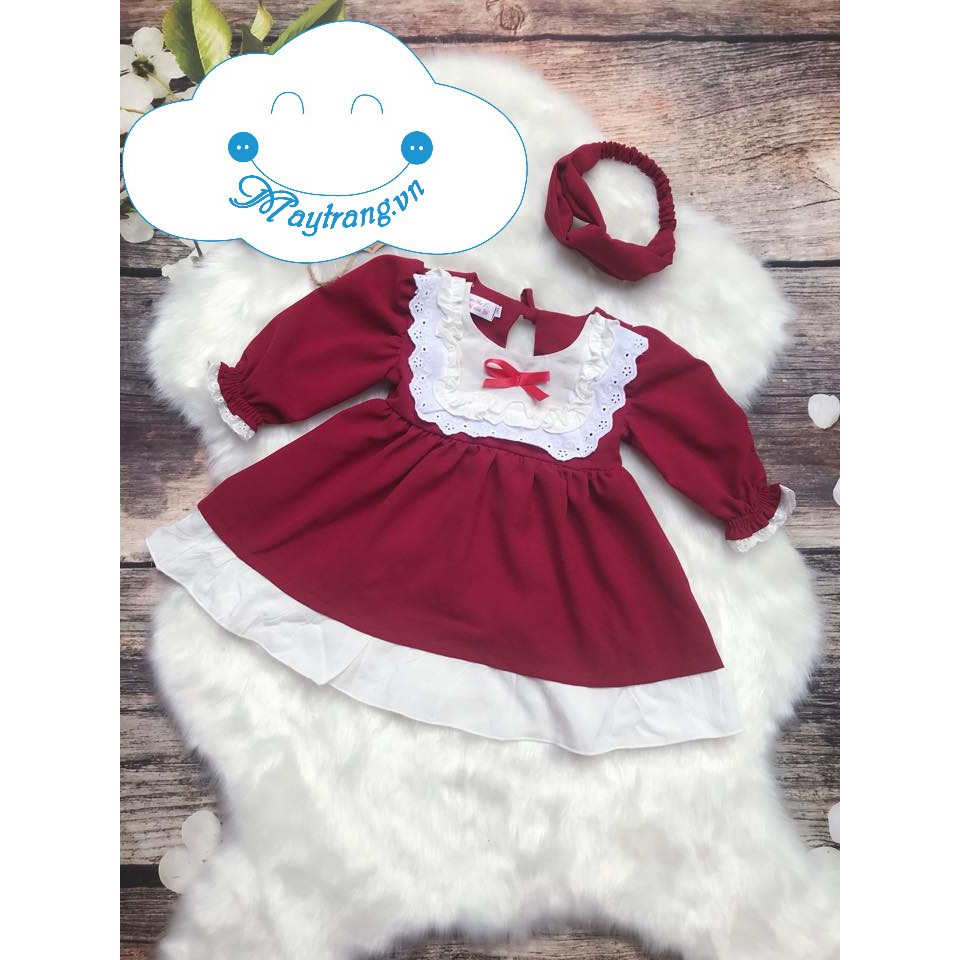 Set đầm bé gái - Đỏ - Size S