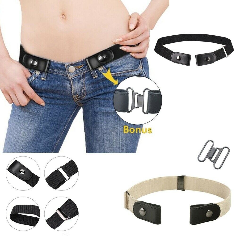 Thắt lưng Haimeikang co giãn không khóa kiểu mới cho quần jean nam và nữ