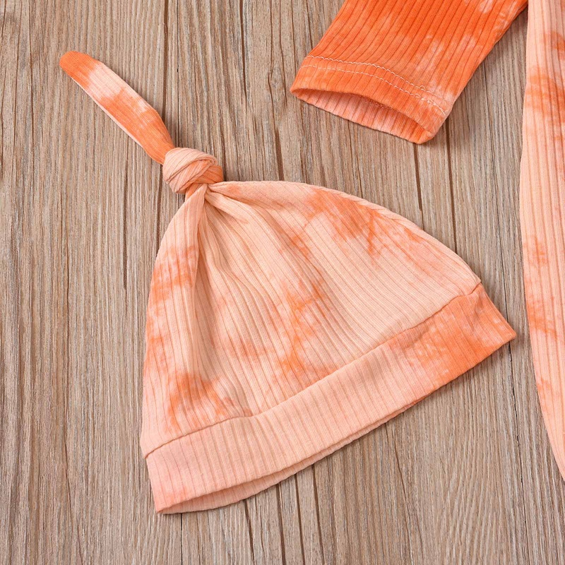 Set 2 Món Gồm Chăn Quấn Nón + Túi Ngủ + Khăn Quấn Màu Nhuộm Cho Bé Chụp Ảnh