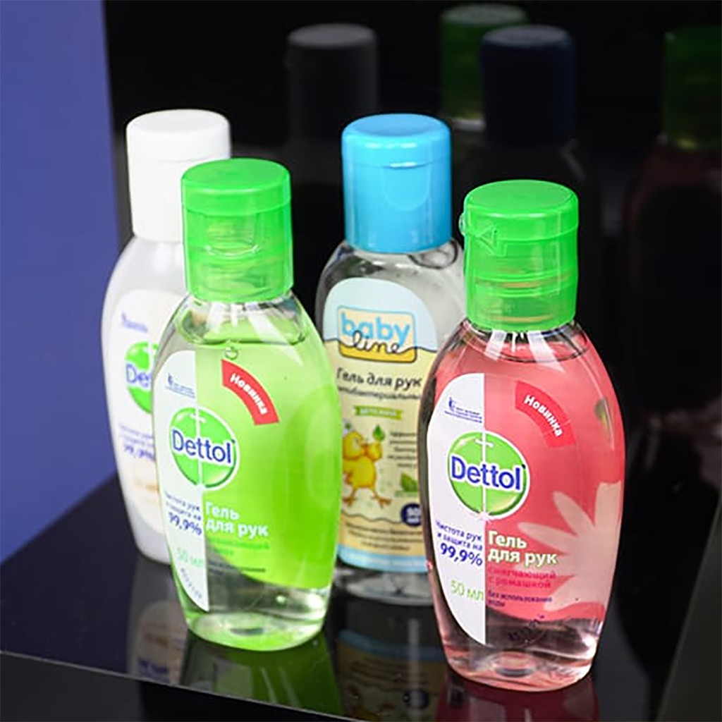 Nước Rửa Tay Khô Diệt Khuẩn 99,9% Dettol Nga Lọ 50ml (Hồng)