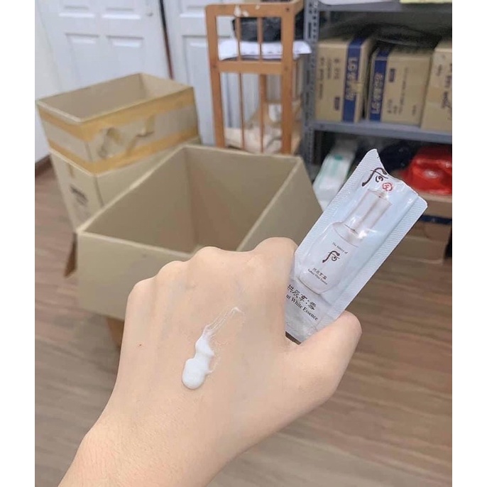10 gói tinh chất dưỡng trắng da chống lão hoá Whoo radiant white essence 1ml