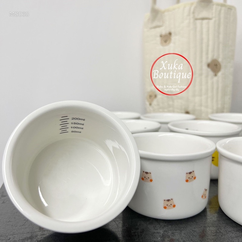 Bát Sứ Ăn Dặm Cao Cấp Cho Bé Có Nắp Đậy Giữ Nhiệt Tiện Lợi Kiêm Bát Ăn Dặm và Hộp Trữ Đông