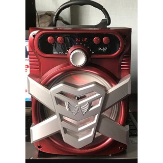 LOA BLUETOOTH KARAOKE P86/87 TẶNG KÈM MICRO CÓ DAY