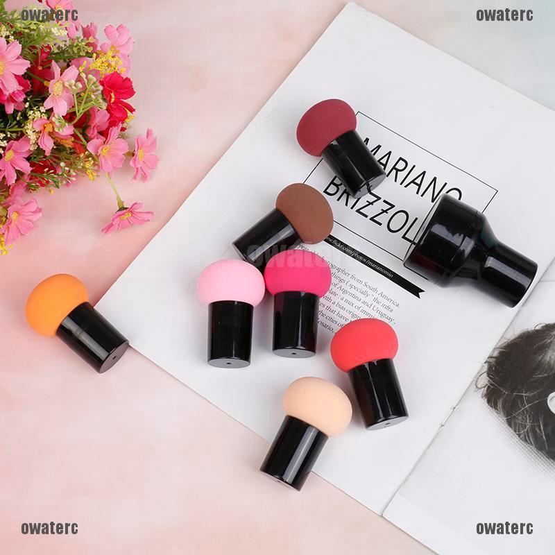 ★H ng C S N ★Mút Trang Điểm Hình Nấm Dễ Thương Có Thể Sử Dụng Dạng Ướt Và Khô