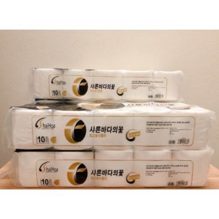 Giấy Vệ Sinh Hải Hoa 10 Cuộn Không Lõi