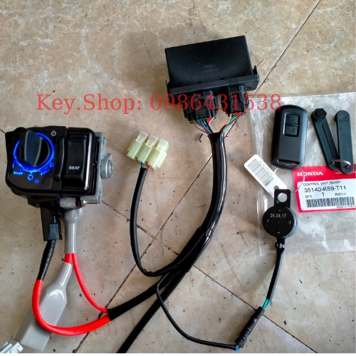 [Ảnh thật] [Chính hãng] Full bộ Khoá Smartkey Honda nhận diện chủ xe tìm xe có bảo hành