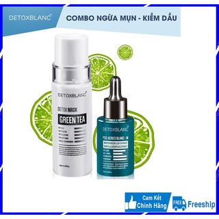 Tinh chất trị mụn và thâm detox blanc-mẫu mới nhất