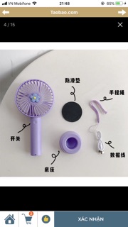 Quạt cầm tay mini