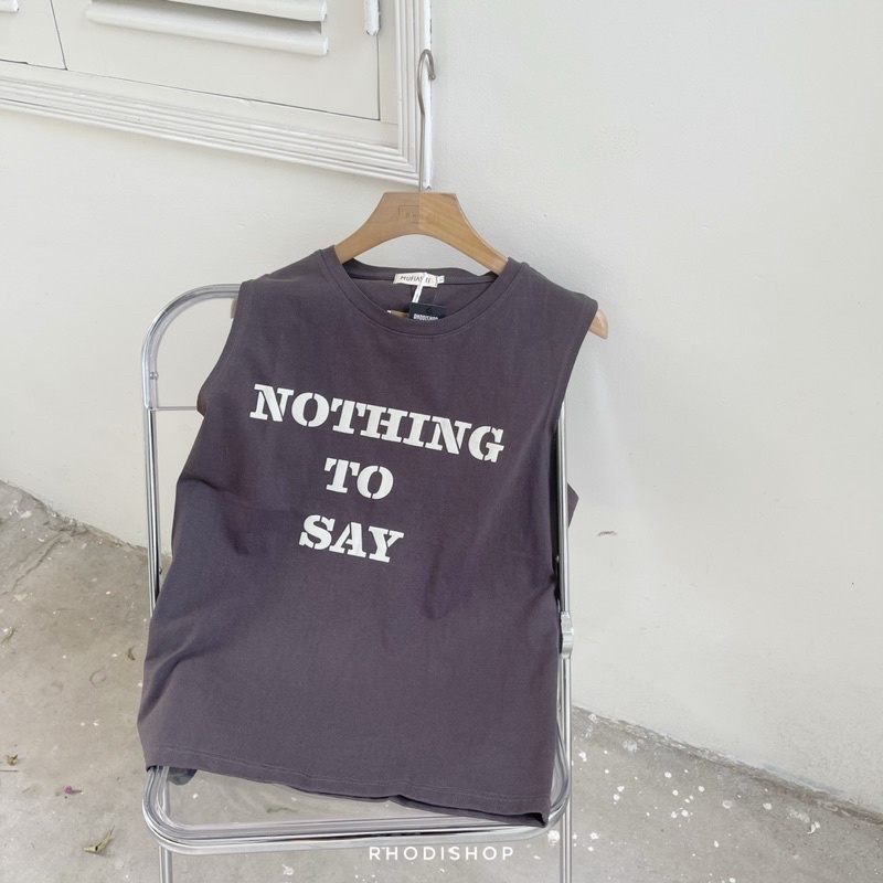 Tanktop Nam Nothing To Say 3335 RHODISHOP