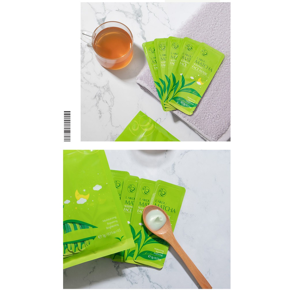 Túi 15 gói mặt nạ dưỡng da mịn màng, giữ ẩm cho làn da với Matcha trà xanh và Sakura hoa anh đào【MSK-FCLAI】 | BigBuy360 - bigbuy360.vn