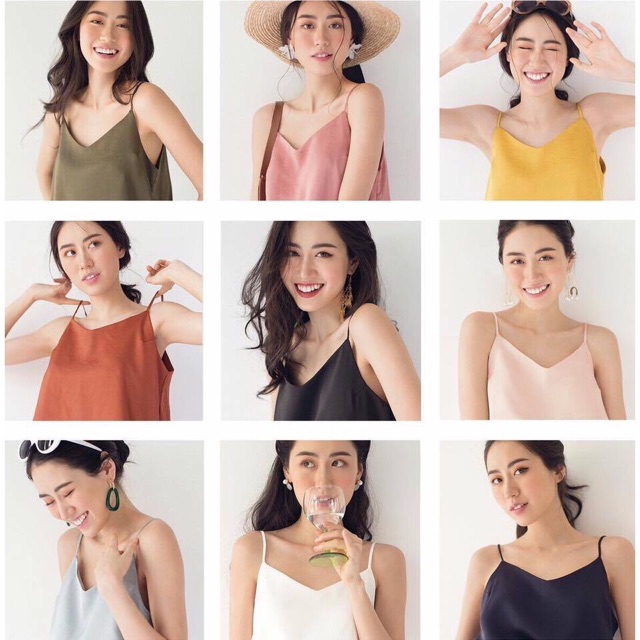 Áo 2 dây tim trơn hình thật 100% | BigBuy360 - bigbuy360.vn