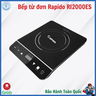 Bếp Từ Đơn Rapido RI2000ES , Công xuất 2000W , bảo hành chính hãng 12 tháng