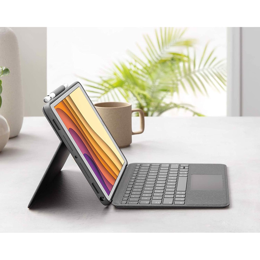 Bàn Phím Logitech Combo Touch iPad Pro 12.9 inch 5TH GEN - Hàng Chính Hãng