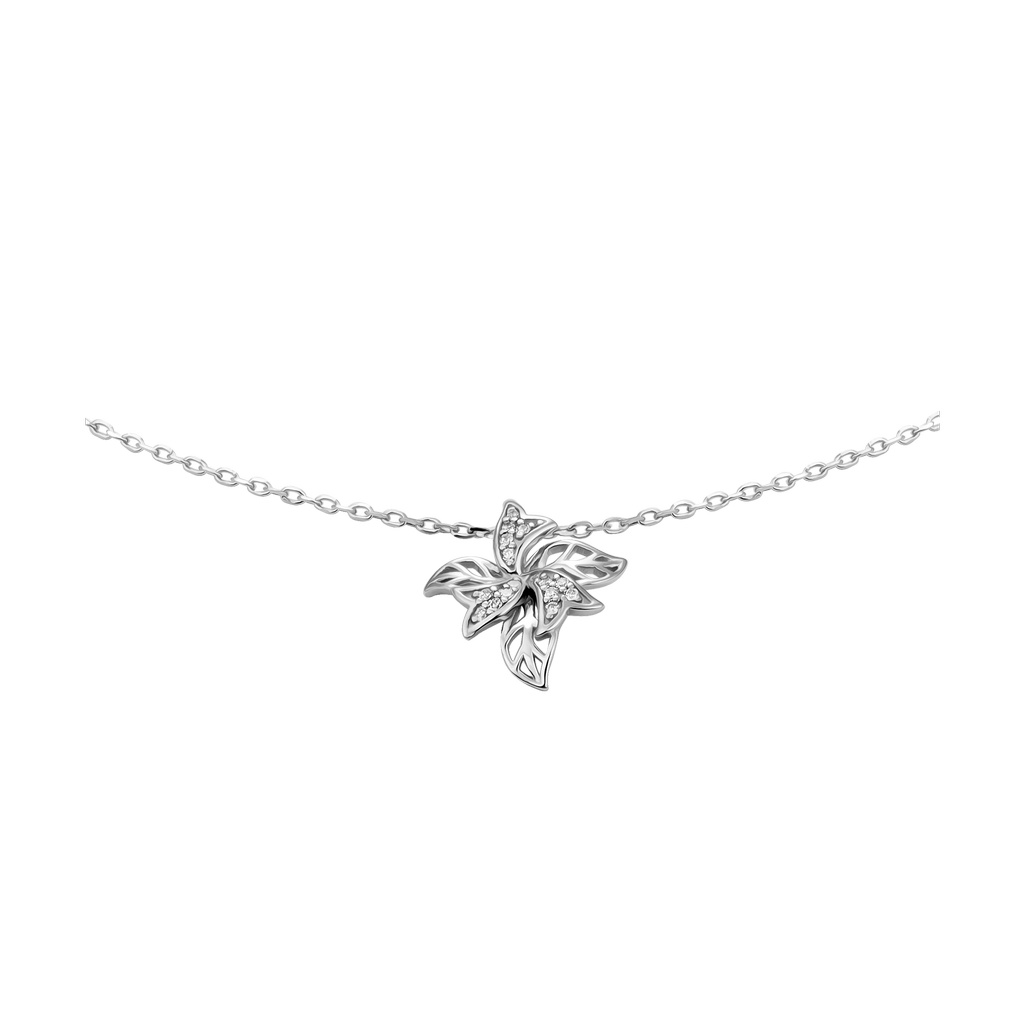 Dây cổ Bạc đính đá CZ PNJSilver XMXMW060002
