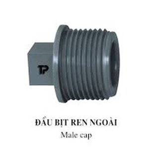 Đầu bịt ống nước ren ngoài  phi 21,27