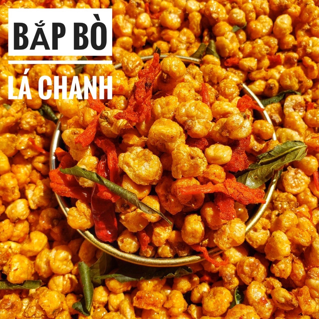 Bắp Bò Lá Chanh Khô 320G Ecofood, Giòn Thơm Ngon - An toàn vệ sinh thực phẩm