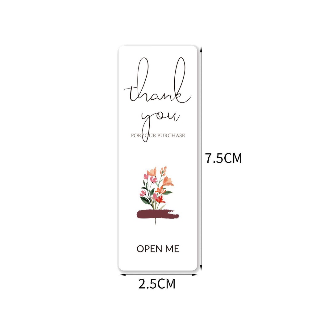 CONOPERY Cuộn 120 Giấy Gói Quà In Chữ Thank You For Your Order