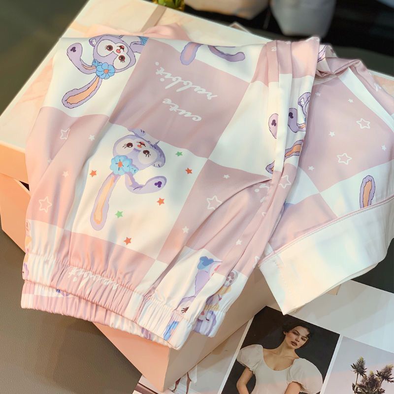 Set đồ mặc ở nhà tay dài phong cách công chúa dễ thương