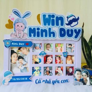 Khung ảnh 3d cho bé( tặng 1chibi)