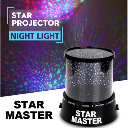 Đèn Nhấp Nháy 2 Chế Độ, Đèn Led Ngủ Kèm Đèn Vũ Trường Chiếu Sao Star Maste