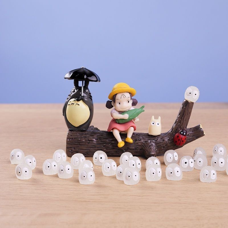 Bộ 5 Tượng Nhựa Phát Quang Mini Dễ Thương Trang Trí Tiểu Cảnh