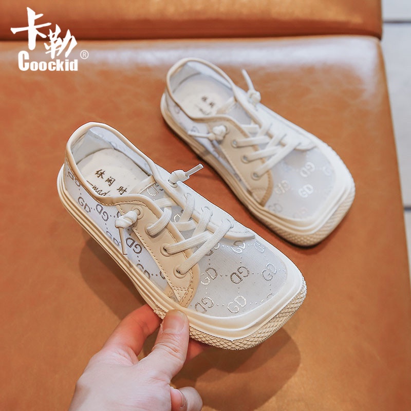 Giày tập đi vải lưới canvas  đế mềm mại phong cách Hàn Quốc cho bé 1 đến 10 tuổi mã BN -132