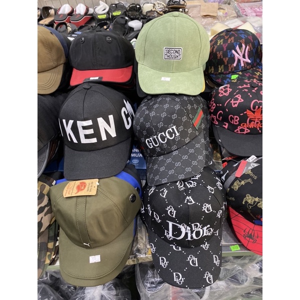 Mũ lưỡi trai nhiều kiểu