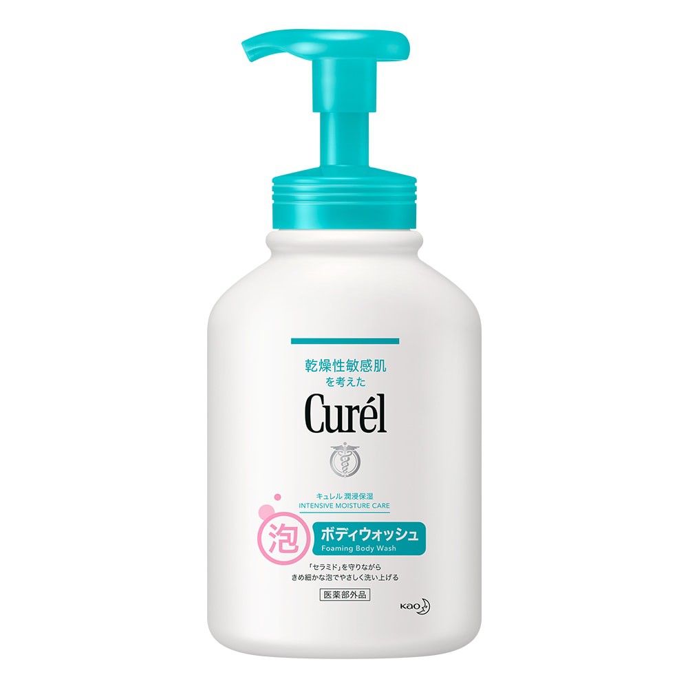 Sữa Tắm Curél Intensive Moisture Care Foaming Body Wash Dạng Bọt Cấp Ẩm Cho Da Khô Nhạy Cảm 480ml