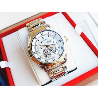 Đồng hồ nam chính hãng Bulova 98A230 - Máy cơ tự động - Kính cứng - Vỏ dây thép không gỉ